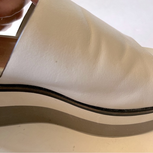 Steve Madden Leather Platform Slides Size 9 - Picture 12 of 14